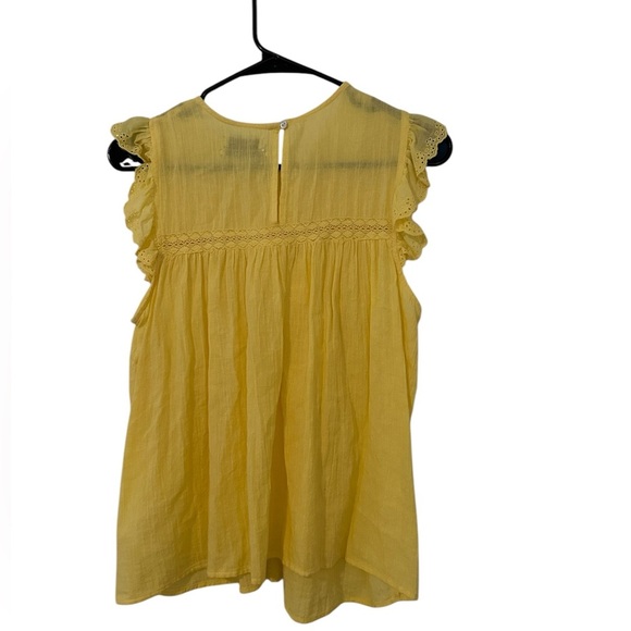 UO Willa Sleeveless Ruffle Babydoll Top Size Large - Picture 5 of 11